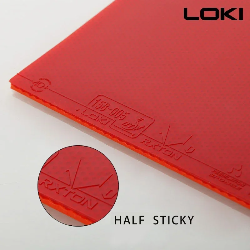Table Tennis Rubber Original LOKI RXTON 1 Table Tennis Rubber RXTON-1 Allround Spin Control Ping Pong Sponge