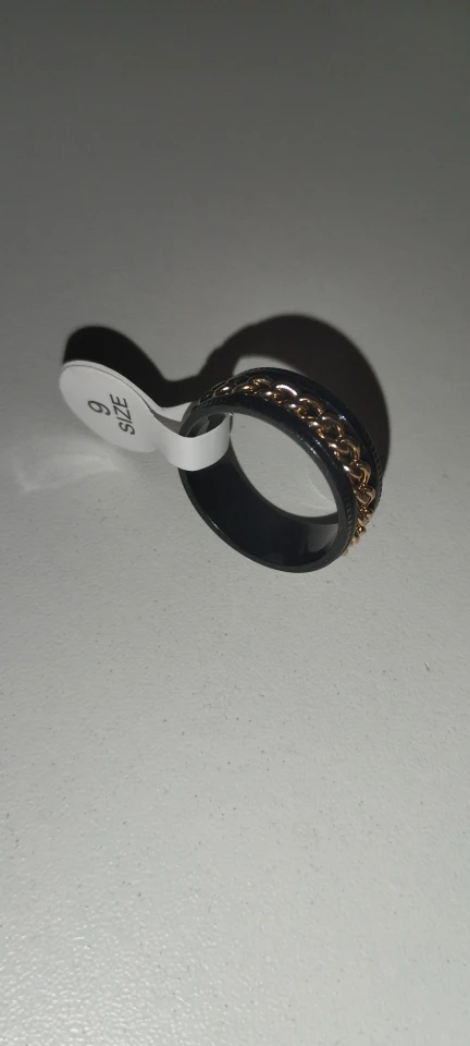 Rostfritt stål roterbar parring högkvalitativ spinnerkedja roterbara ringar för kvinnor man punk smycken festgåva photo review