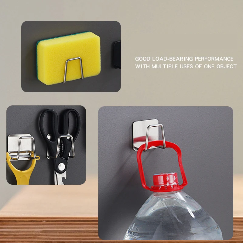 Kitchen drainage storage rack Sponge Holder Soap Drying Rack Self Adhesive Sink Drain Racks Non perforated kitchen Supplies