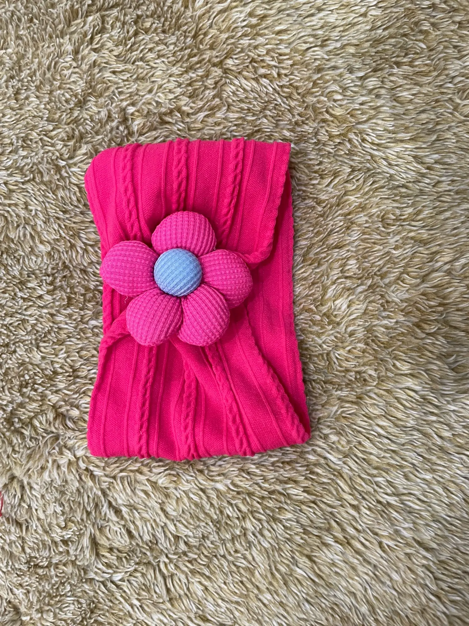 Cute Floral Nylon Baby Headband photo review