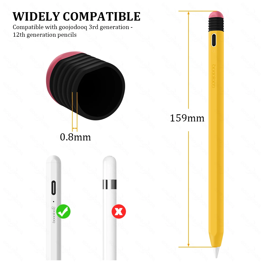 tipo C, estojo Apple Pencil, GD 9th, 10th, 11th Gen, 12th Gen