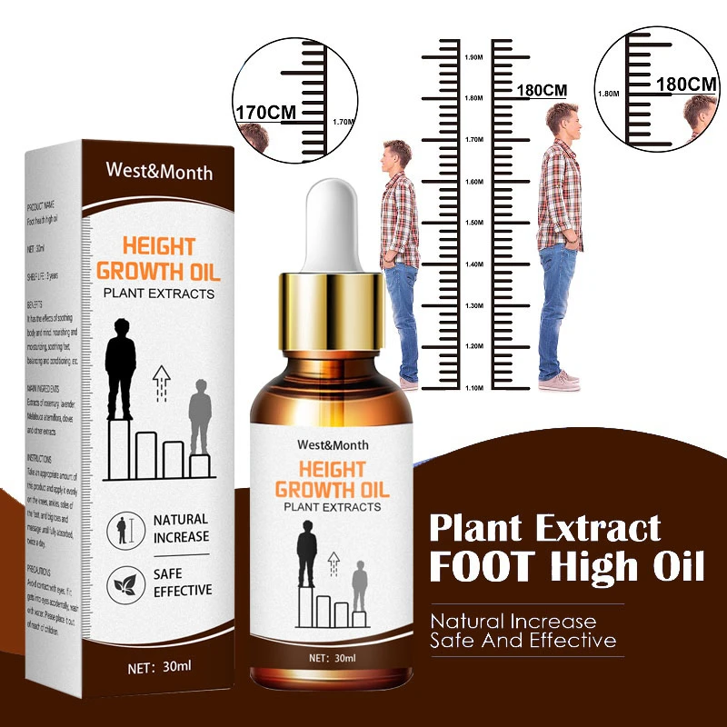 30ml Natural Height Increasing Oil Body Grow Taller Promote Bone Growth