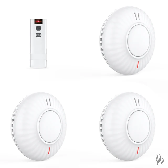 3x Smoke Detector