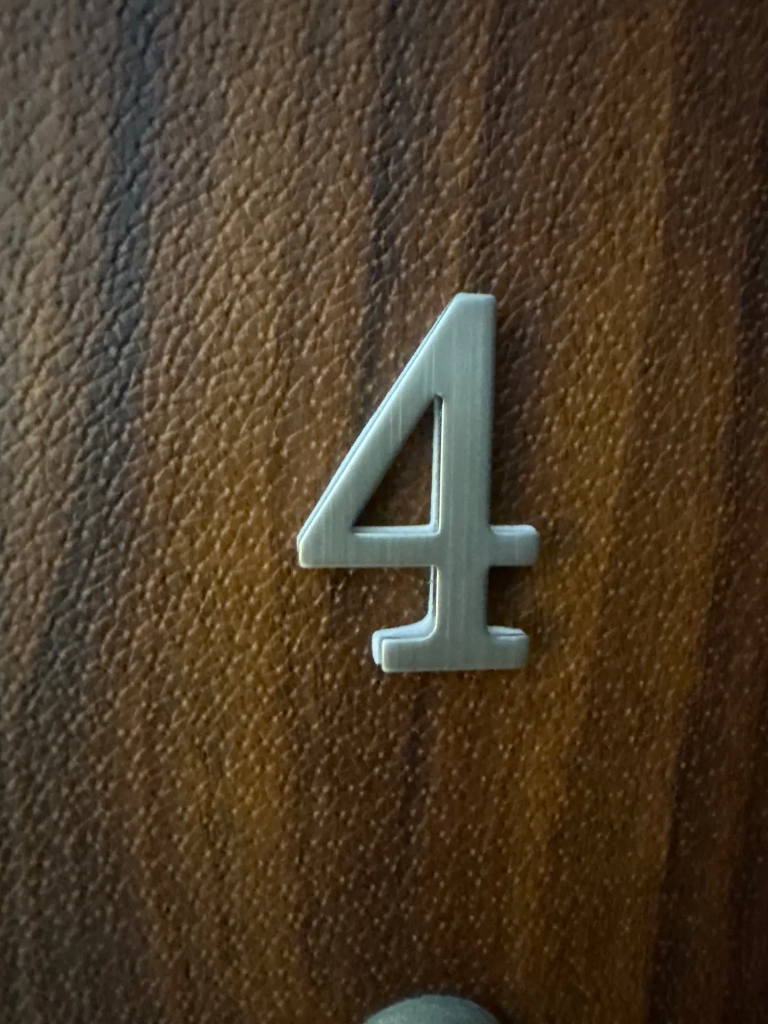 Stainless Steels Door Number with Backing Adhesive 5*3cm House Number Apartment Door Number for Outdoor Hotel Home Mailbox Label photo review