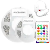 Fita Led RGB Inteligente Dual WI-FI RGB 10Metros Compatível Com Alexa Google Home - Imagem 3