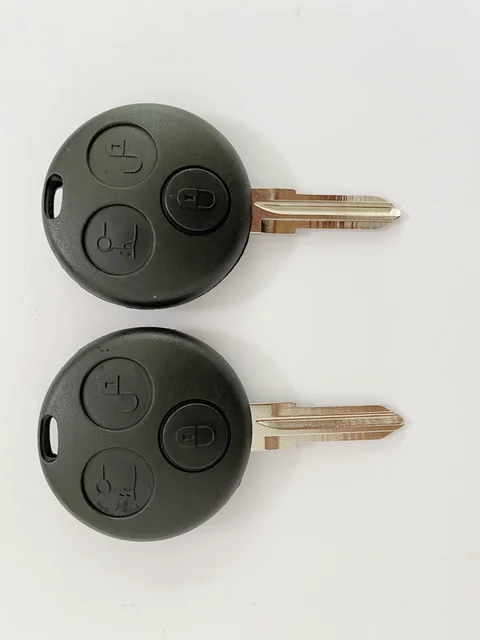 3 Buttons Remote Control Key 433Mhz For Mercedes Benz Fortwo 450