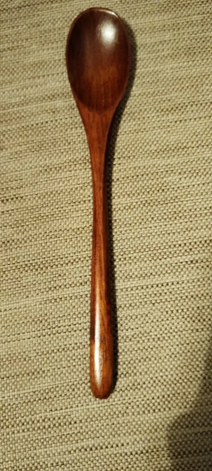 Natural Wood Spoon Bamboo Cooking Utensil Coffee Kitchen Teaspoon Tableware Accessories Spoon Teaspoons for Tea Stirring Spoon photo review