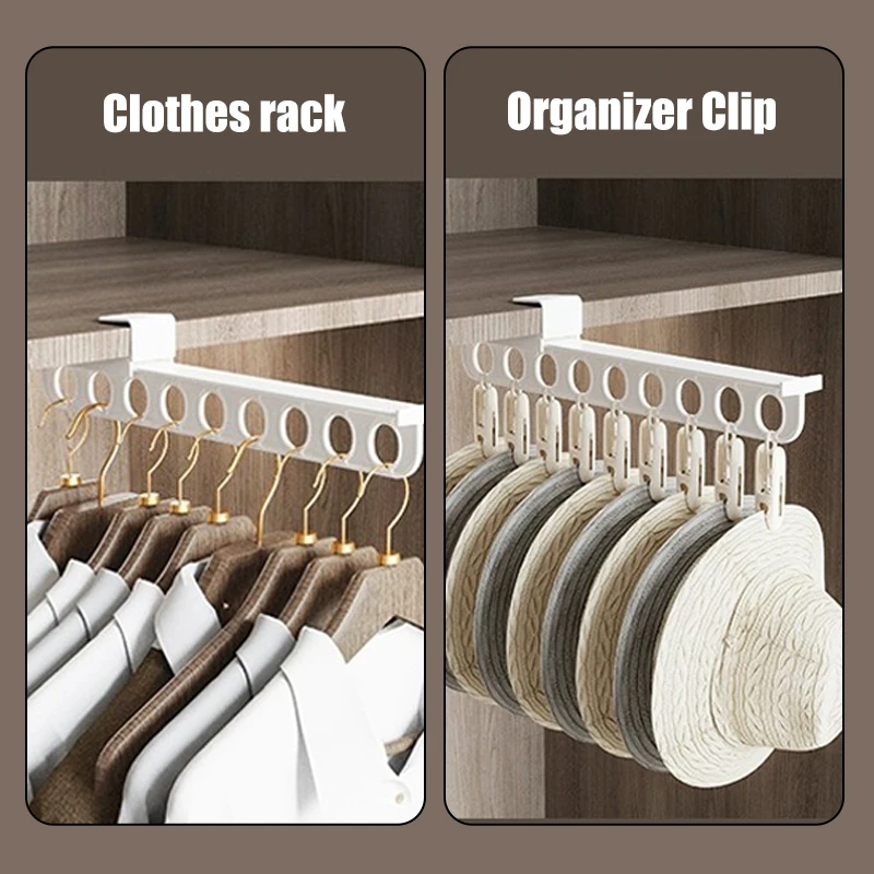 Retractable Trouser Rack Wardrobe Top Installation Clothes