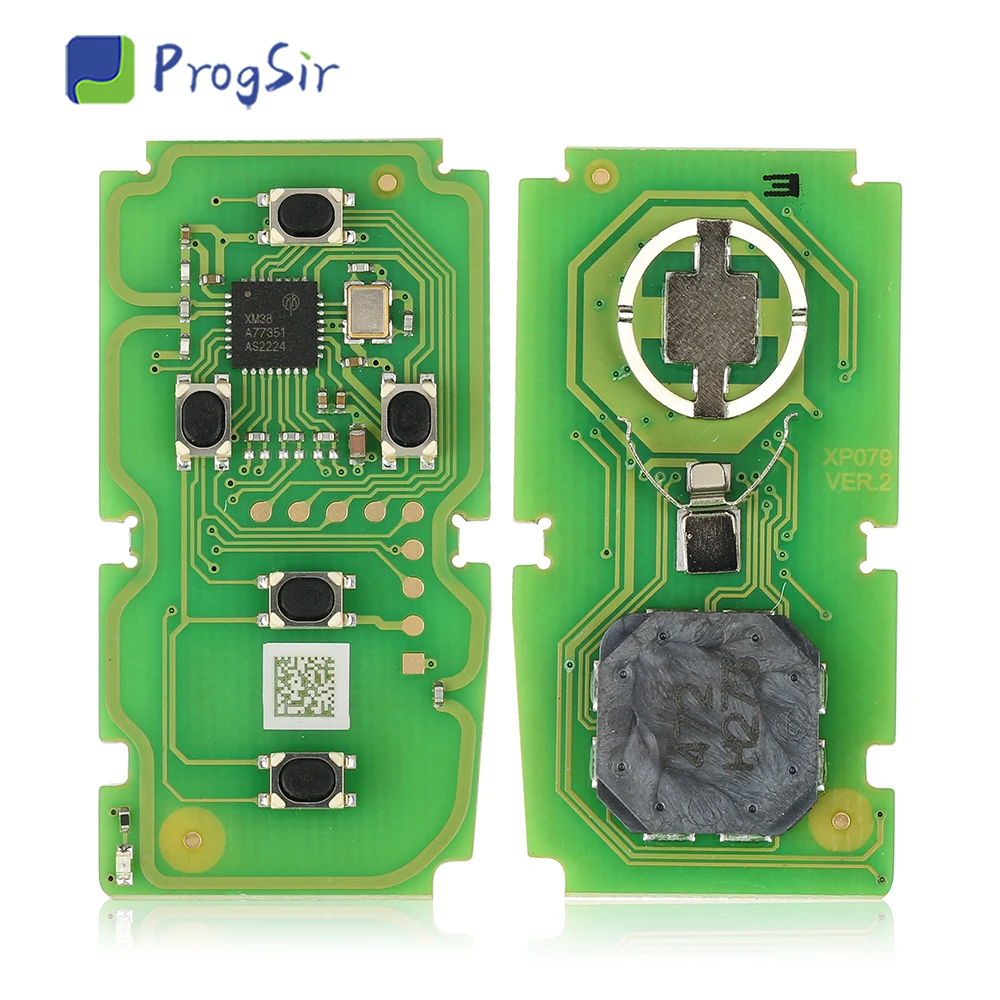 Xhorse VVDI XSTO20EN TOY.T XM38 Smart Key PCB For Toyota Lexus 5 Button Shell