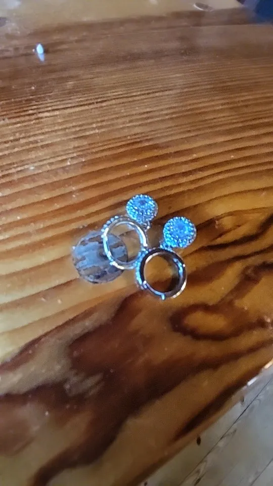 925 Sterling Silver Moissanite Round Earrings photo review