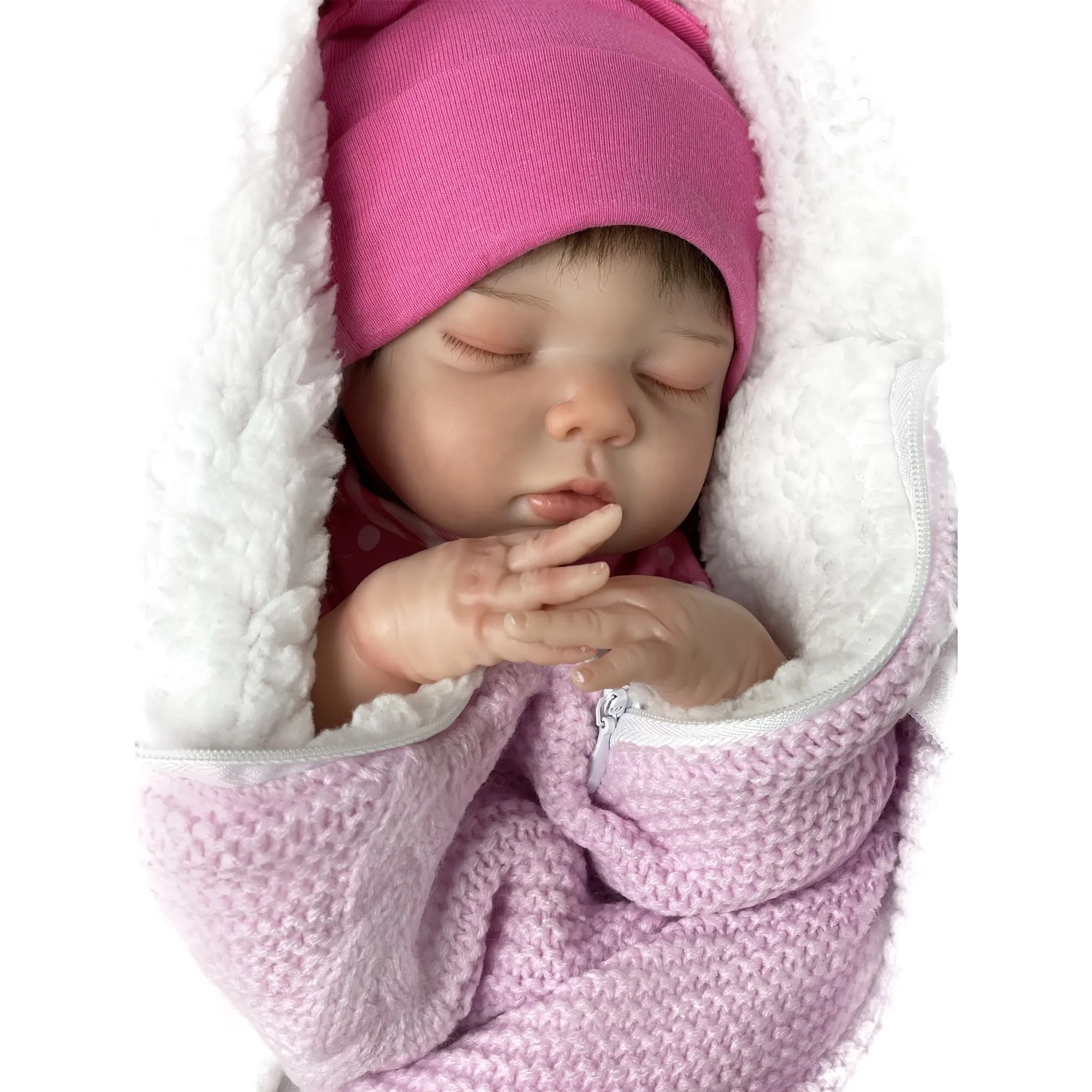 Bambole Reborn Da 45Cm Dipinte Realistiche Che Dormono Bebe Reborn Doll Soft Touch Body Toy Per Regalo Muecas Reborn