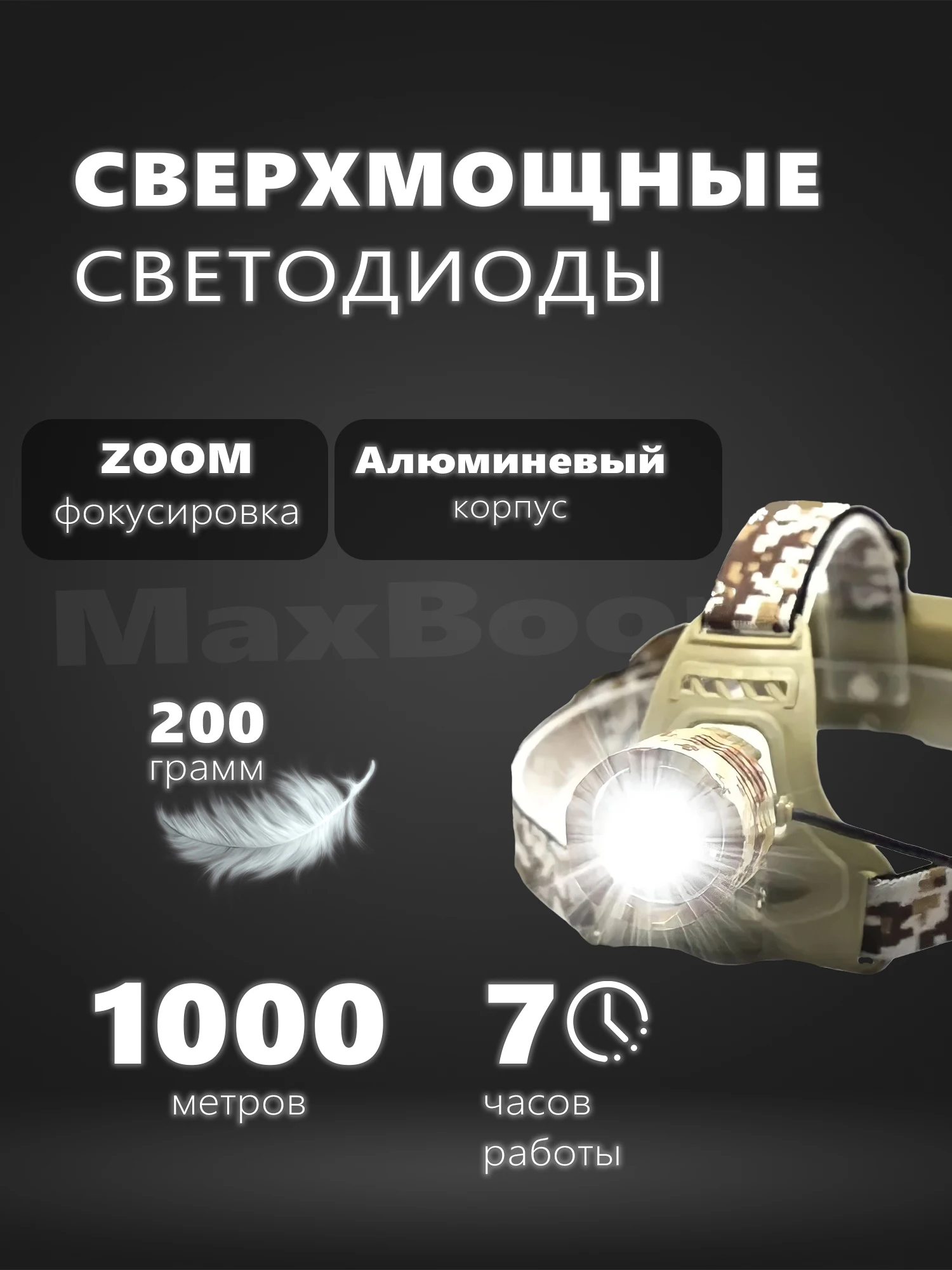Рисунок 2 - Фонарь налобный 8055M-P50-380