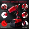 50W Cordless Hot Glue Gun for Milwaukee 18V Battery with 30pcs 7mm Sticks 30s Quick Preheat for Arts & Crafts & DIY (No Battery) 2