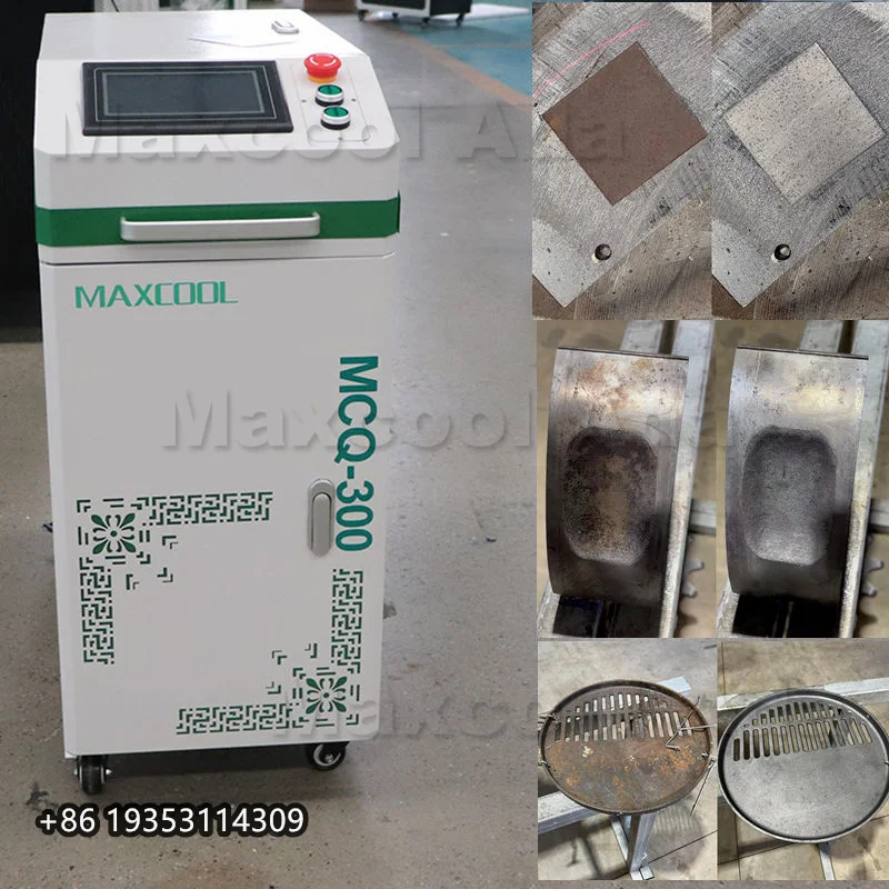 200W Pulsed Laser Cleaning Machine For Wood/Metal Rust/Oil/Paint Removal No Damage Base Material