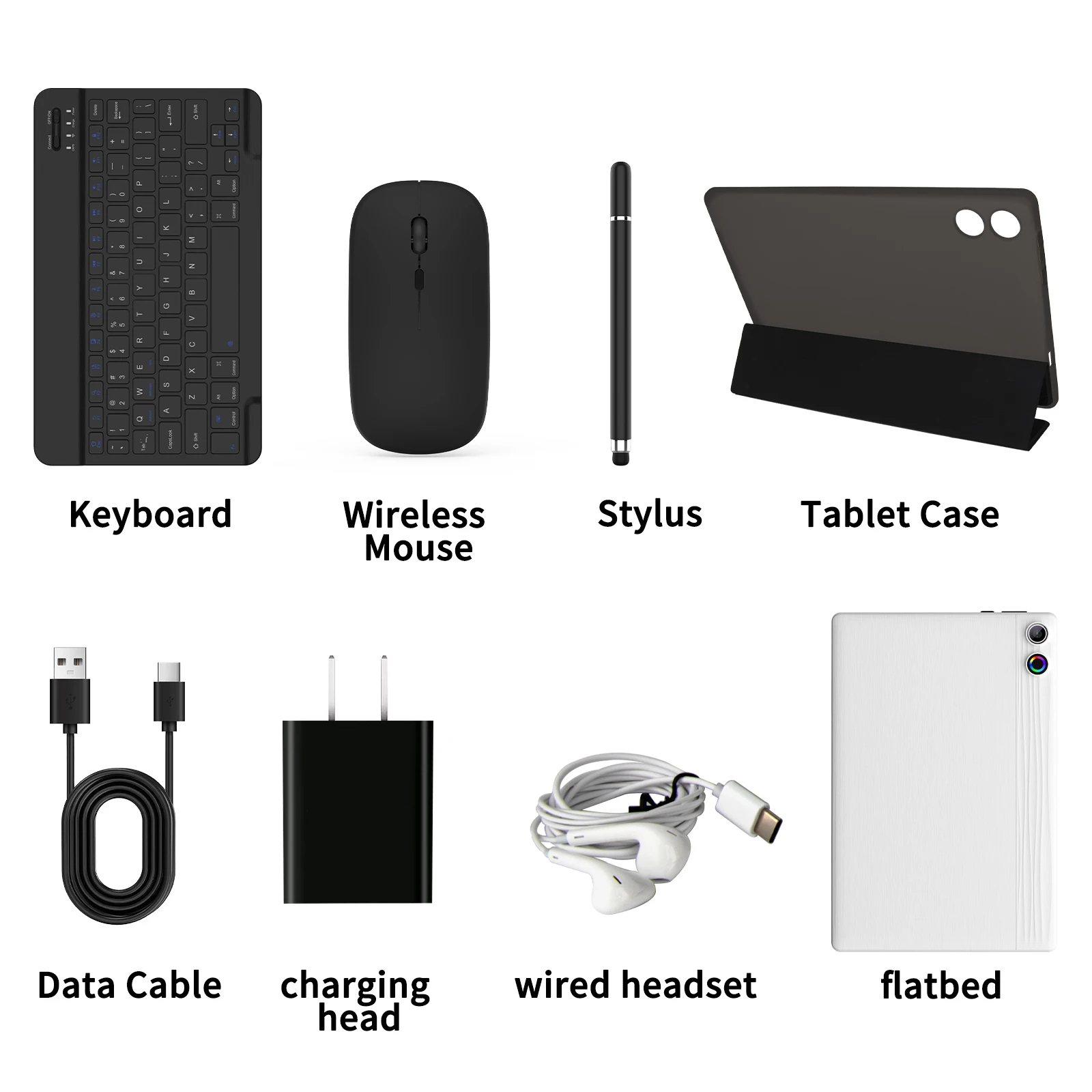 A7L 10.1-inch Android 14 Tablet 14GB RAM 64GB ROM Octa-Core Processor HD IPS WiFi Protective Case Pen Keyboard Mice Headphone 2