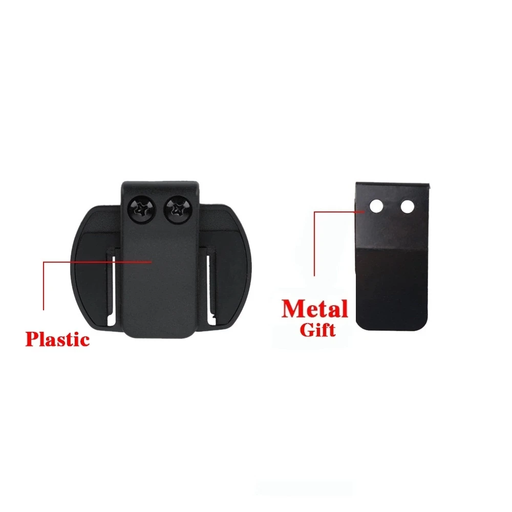 Metal Clip Bracket Suitable For VNETPHONE V6 EJEAS V4 V6 PRO E6 Motorcycle Bluetooth Interphone Microphone Speaker Headset Clamp images - 6