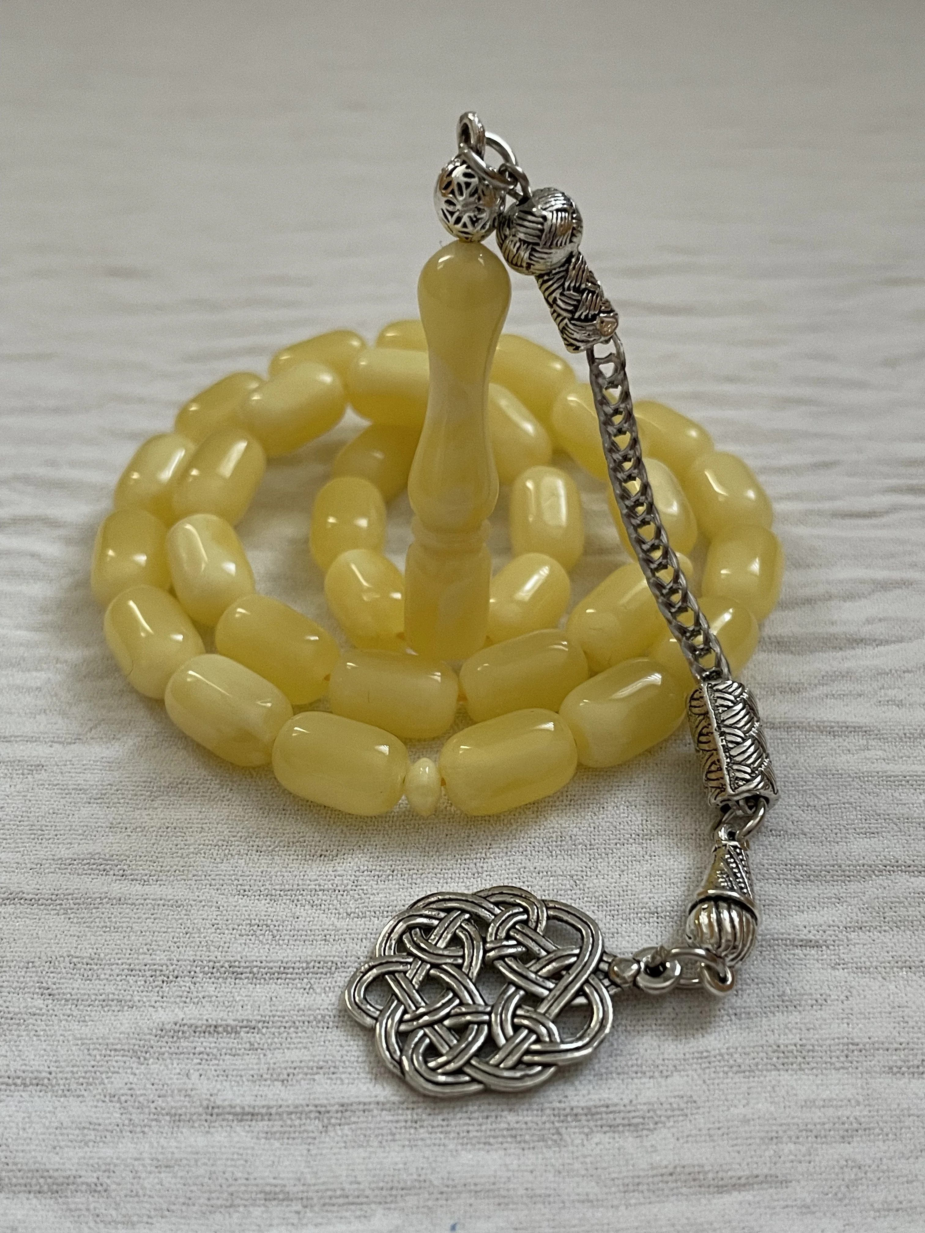 

Бейрут янтарные четки 7 мм желтые капсулы разрезанные 33 бусины Четки подарок ювелирные изделия аксессуары для мужчин