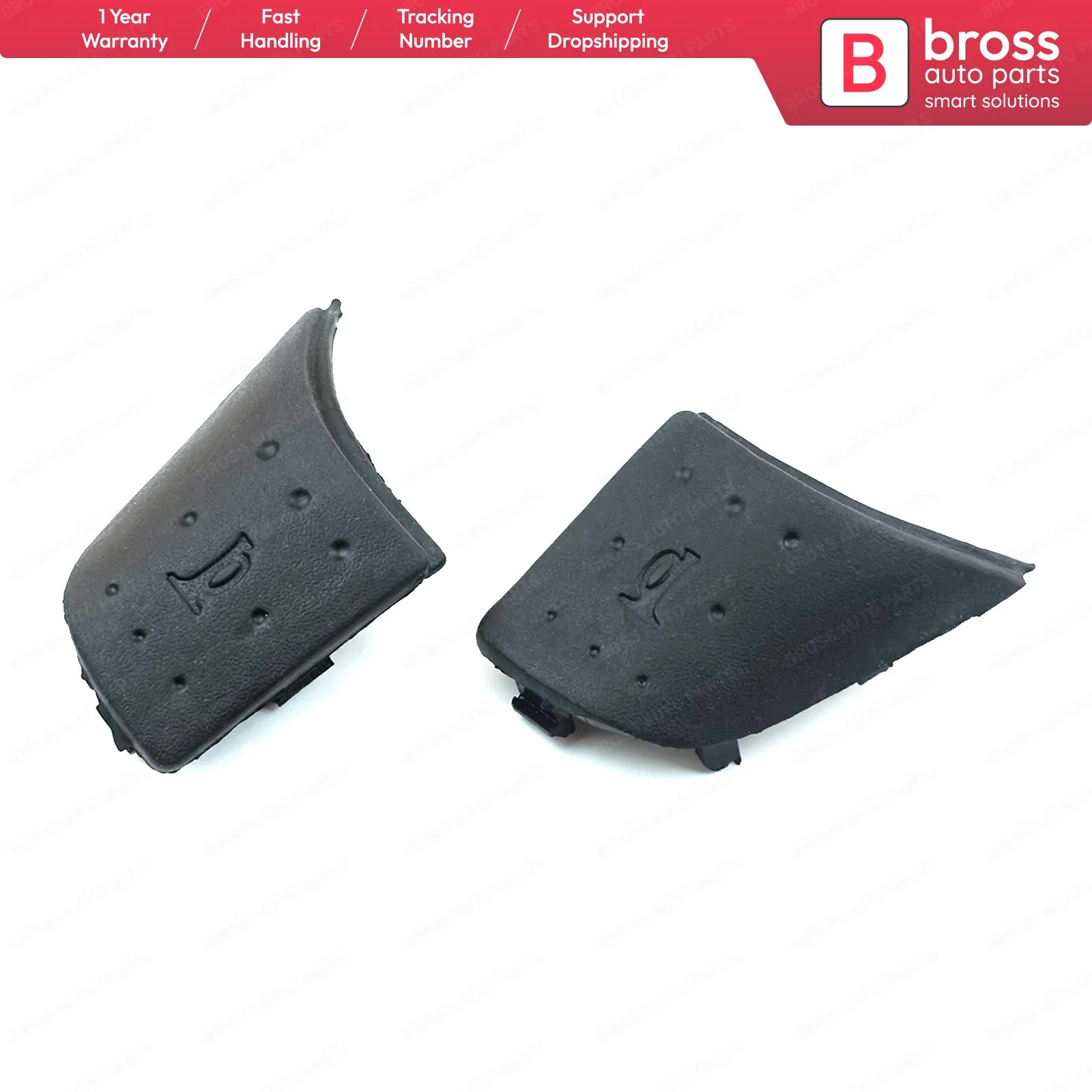 Bross BDP163 2 Stuks Stuurwiel Claxon Links Rechts Voor Vauxhall Opel Corsa C 6242078 Tigra B Meriva Een