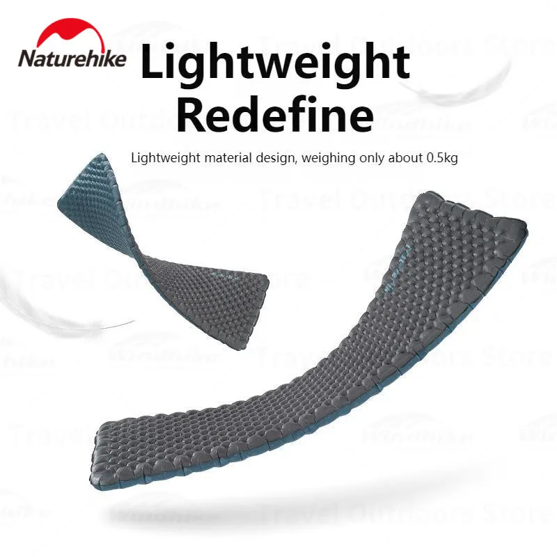 Naturehike Camping Air Mat 3.5 R-Value Ultralight Keep Warm 20D Nylon TPU Portable Outdoor Travel Tent Inflatable Sleeping Pad inflatable mattress camping mattress