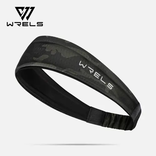WRELS Fitness Headbands Ice Silk Workout Headband Cooling Forehead Wrap No-Slip Running Sweatband Moisture-wicking Hairband - Image 9
