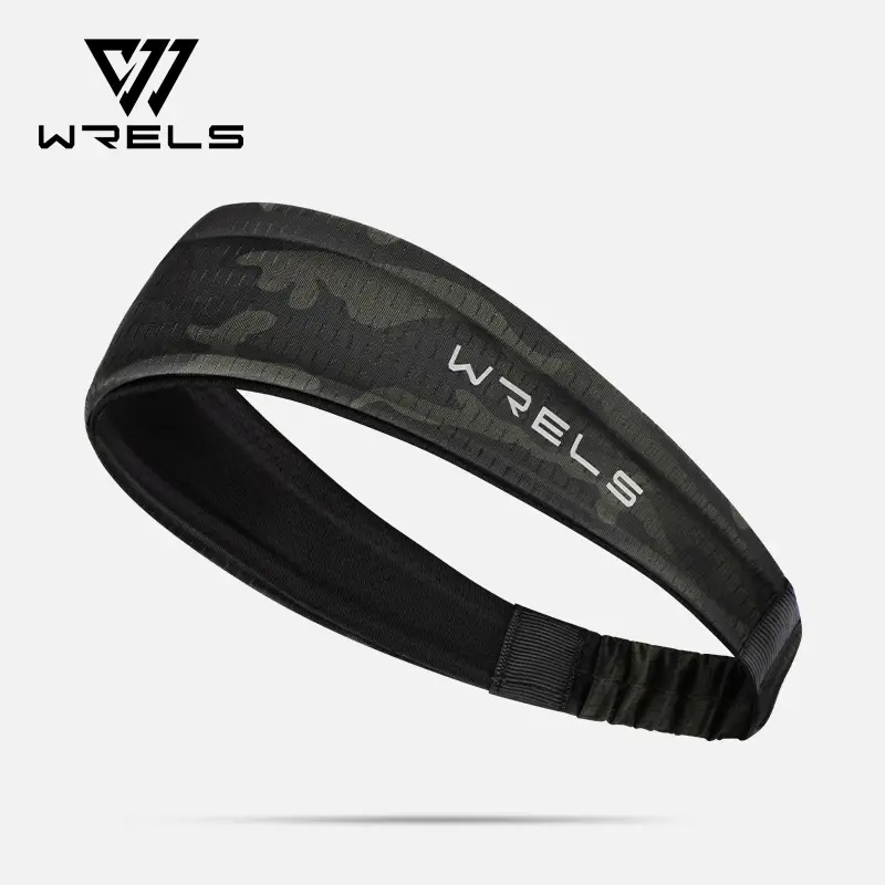 WRELS Fitness Headbands Ice Silk Workout Headband Cooling Forehead Wrap No-Slip Running Sweatband Moisture-wicking Hairband - Image 9