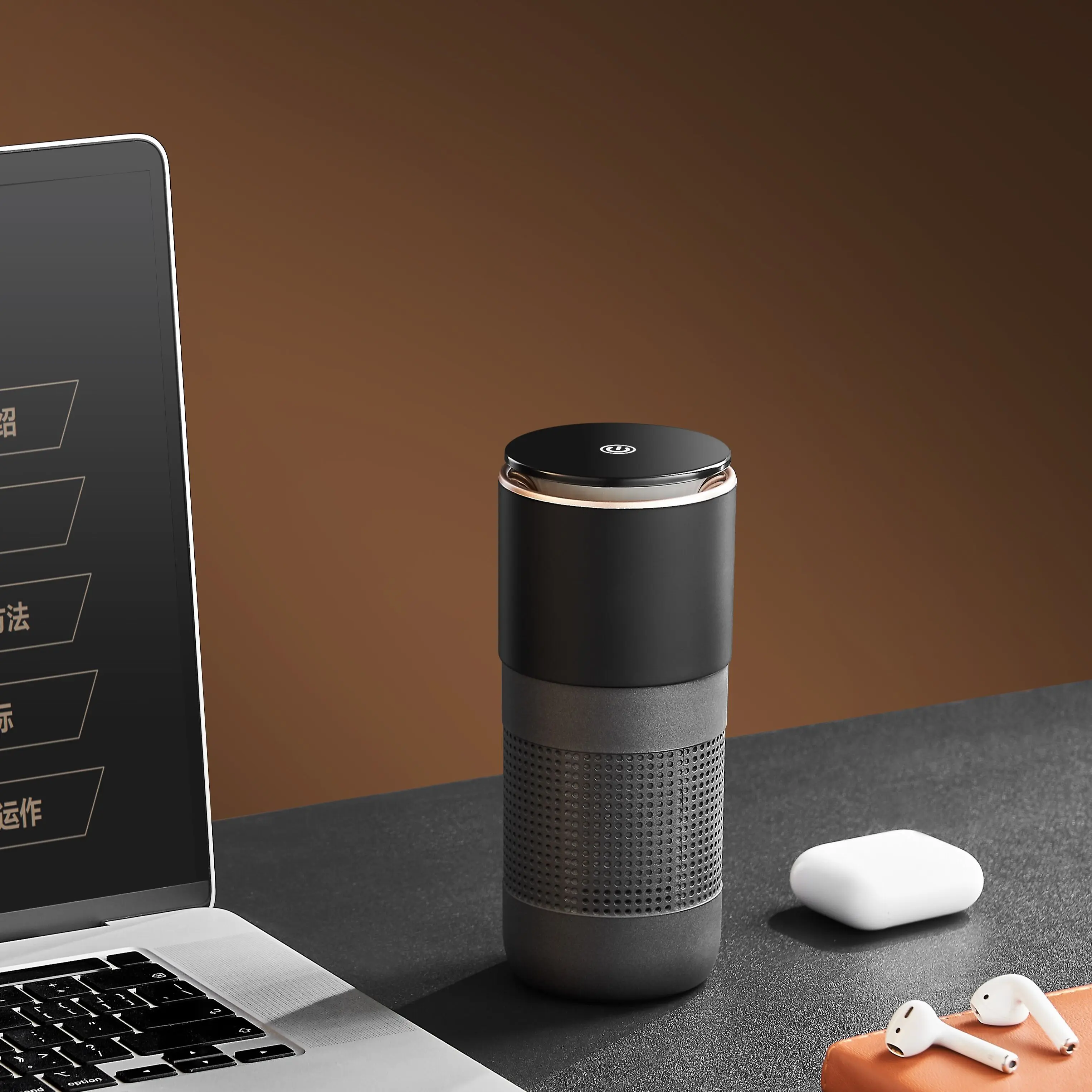 Desktop Air Purifier with UVC Light for Allergies and Bacteria