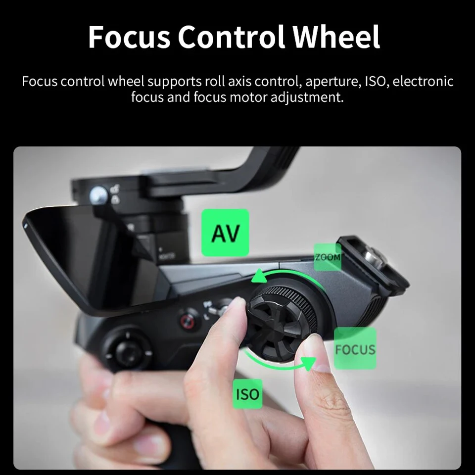 ZHIYUN WEEBILL 2 3-Axis Camera Gimbal with 2.88" Touch Screen Display for Film Shooting Live Streaming Interview Recording