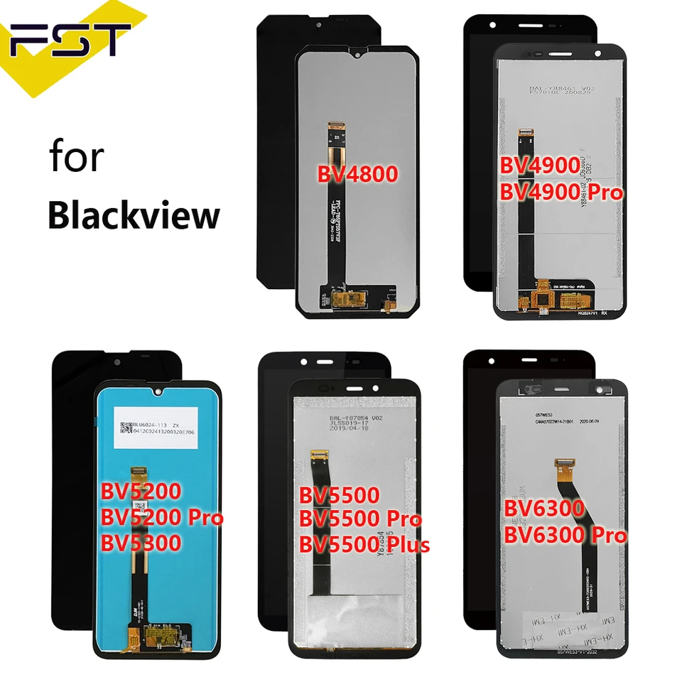 Schermo LCD Con Touchscreen Per Blackview BV6300 Pro - Assemblaggio Completo Con Strumenti Di Riparazione, Nero 5,7'
