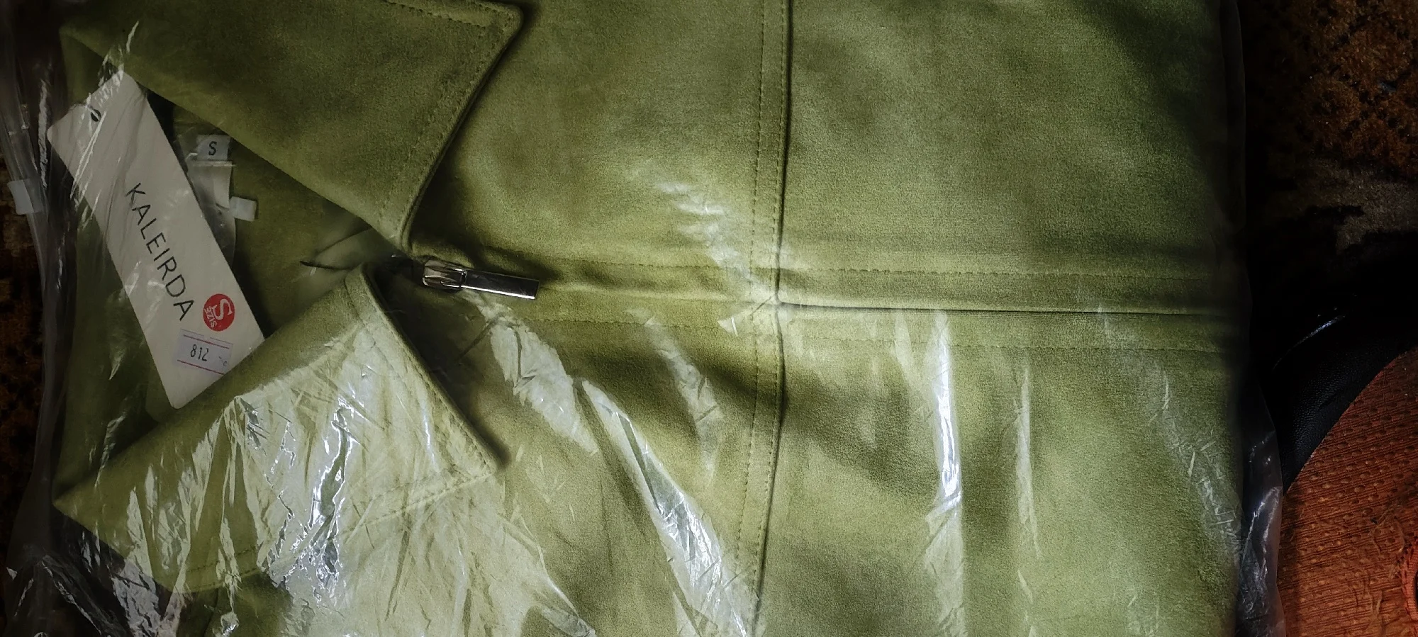 Women's Suede Basic Blazer Jacket - 2025 Fall/Winter Fashion Collection photo review