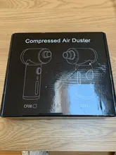 Maxisola Electric Compressed Air Duster, 3-Gear Dust Blower For Computers Cordless PC Dusters Keyboard Electronics Cleaning Kit - 50000RPM 6000mAh Rechargeable With LED Light Display