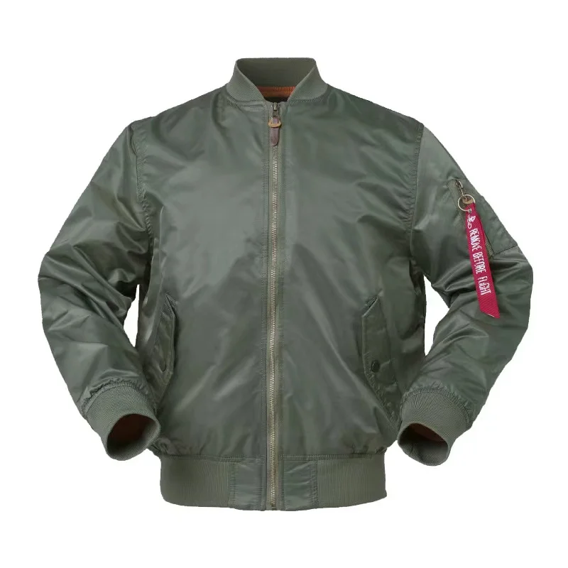 Flight Jacket Autumn Quality Nylon Unisex Coat Male Bomber Flight Jackets Homme