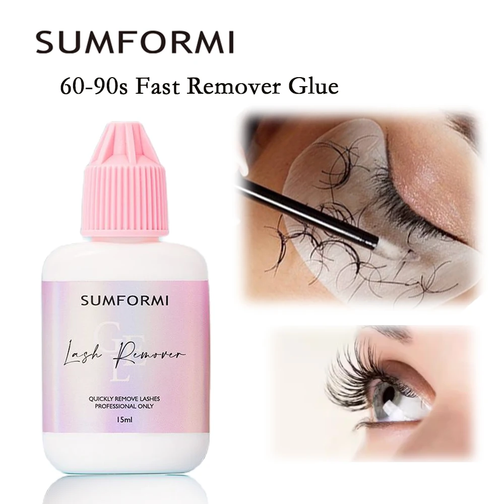 SumformiEyelashGlueRemover15mlRemoverGelLiquidFastRemoveNo