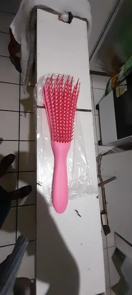 Escova Polvo Detangler para Cabelos Cacheados - Sortido - Desembarace com Facilidade e Realce a Beleza dos Seus Cachos photo review