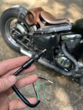 CGEAMDY Kit Interrupteur Feu Frein Arrière Moto Universel - Avec Ressort Et Câble Pour Scooter, VTT Ou ATV