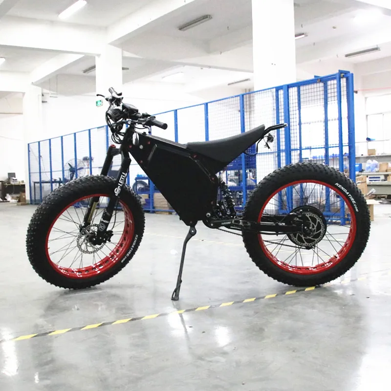 Schneller Versand!!!72v 5000w Stealth Fett reifen Elektro fahrrad, E Bike aus ChinaEBike