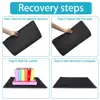 Cat Litter Mat Waterproof Urine Proof Kitty Litter Mat Honeycomb Double Layer Litter Box Mat Skidproof Soft EVA Cat Litter Mat 6