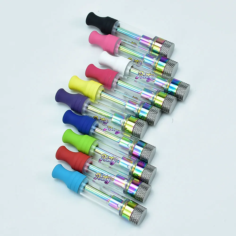 

50pcs Cartridges Atomizer 510 Thread Carts 0.8ml/1.0ml Ceramic Cartridge Glass Tank Thick Oil Dab Pen Vaper vs CC-ELL tank