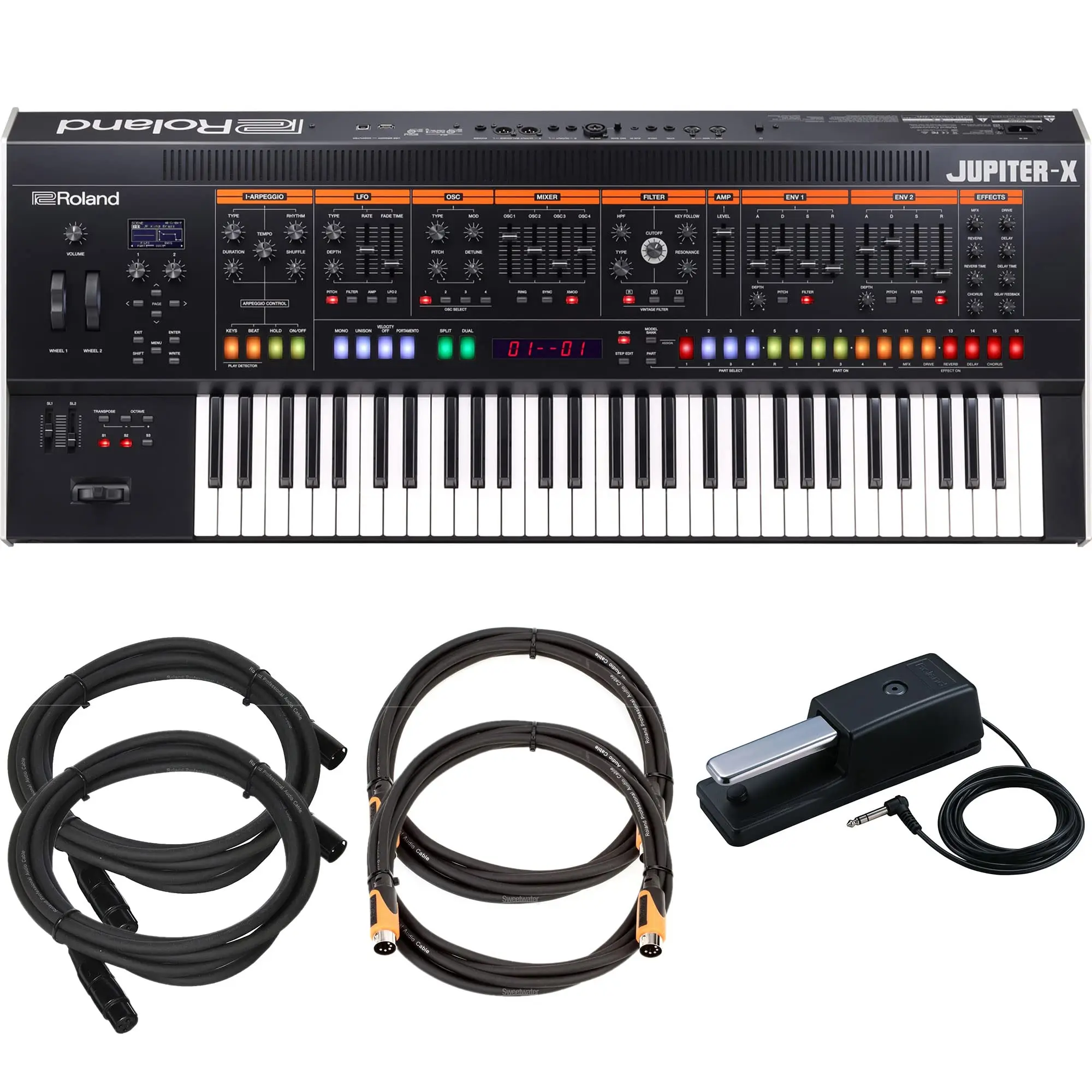 

(100% лучшая сделка) синтезатор Roland Jupiter-X 61-key