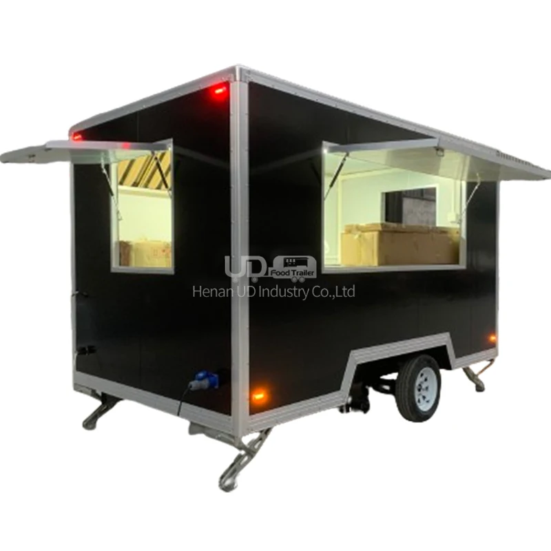 Affordable Fully Equipped Food Truck USA Customized Fast Food Trailer with Full Kitchen Equipments Bbq Food Truck Trailer