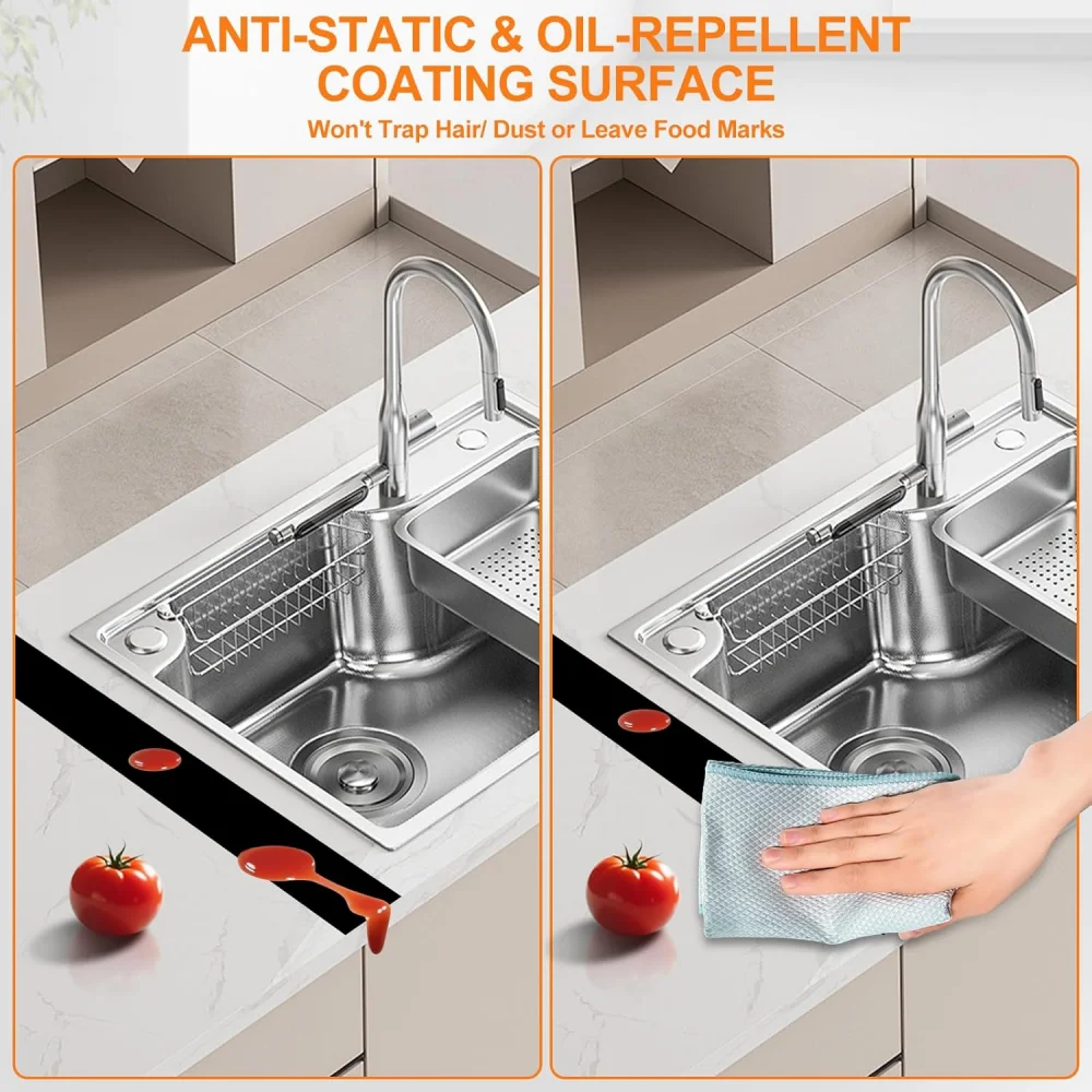 Silicone Stove Counter Gap Cover - Heat-Resistant, Stain-Resistant, Easy-Clean Sealant Strip