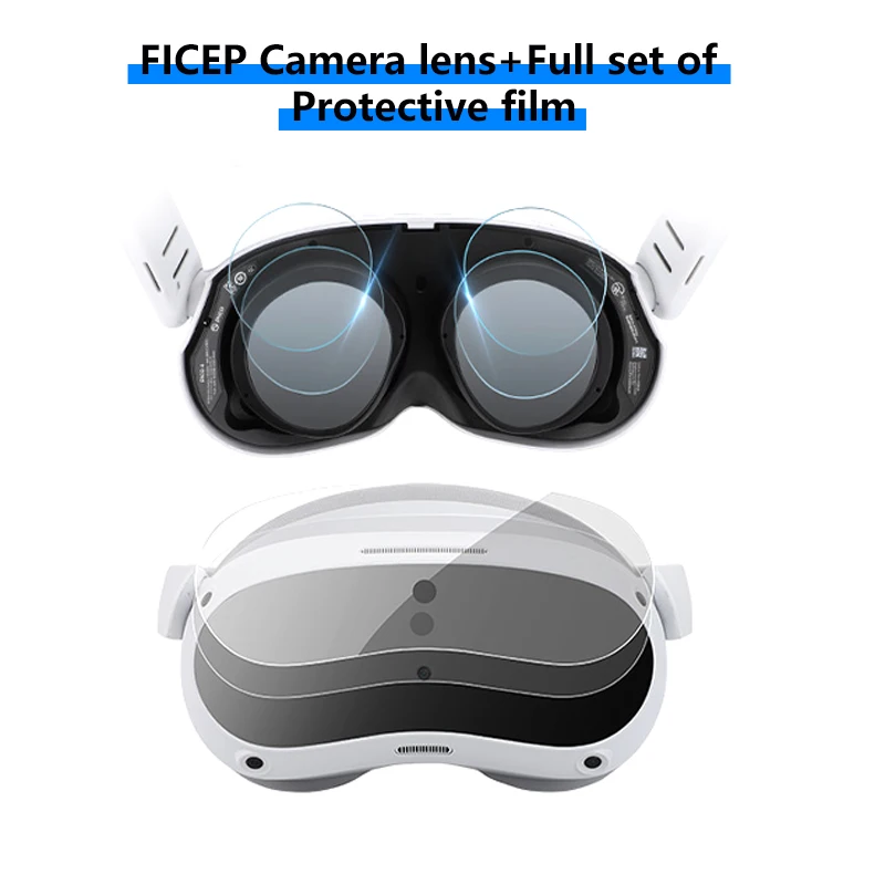 Ficep para Pico Lente Película Protetora vr Óculos Cabeça Filme Headwear hd Anti-risco Filme de Painel Macio para Pico Acessórios