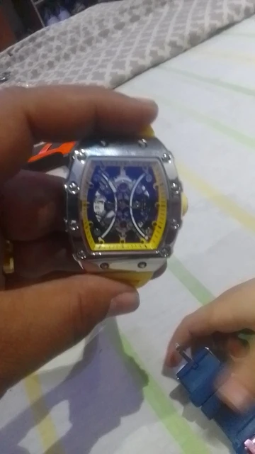 Relógio masculino luz marca de luxo barril vinho dial moda noite brilho relógio esportivo calendário reloj l146 photo review