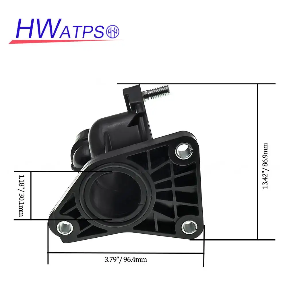 For Hyundai i10 i20 1.2L Venue G4LA 2007- New Engine Thermostat Housing Coolant Outlet 25630 03010 2563003010 25630-03010