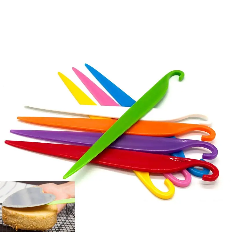 2pcsPlasticCakeStrippingKnifeSpatulasBakingToolsBakeryHomemade