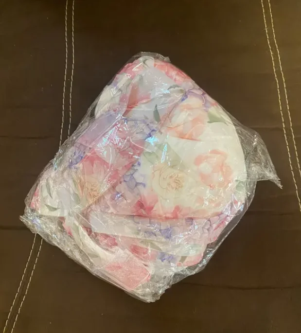 Chic Floral Printed Mini Dress Backless Sleeveless Hem Stacking Dresses photo review