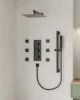 EVERSTEIN Wall Mounted Shower Faucet System Bathroom 12 inch Shower Head with Rough Valve 6 Body Massage Jets & Handheld Spray 1