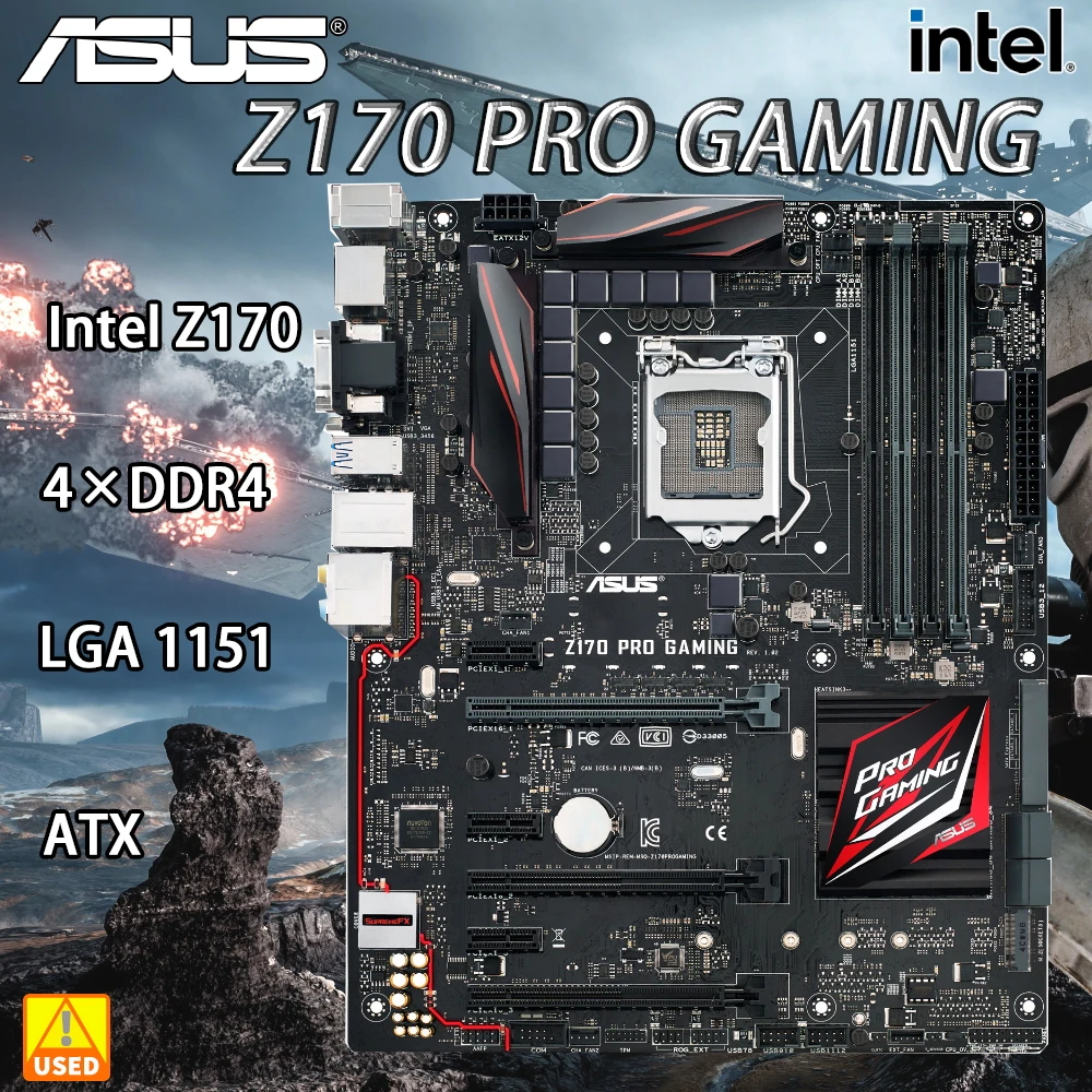 Asus Z170 Pro Gaming Motherboard 1151 Motherboard Ddr4 7th 6th Gen Core I7  I5 I3 Cpus 64gb 3400(oc) Memory Intel Z170 Usb3.0 M.2 - Motherboards -  AliExpress