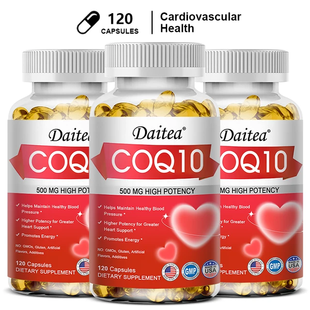 Daitea Coenzyme Q10 - a stable, highly absorbable form - supports energy  production and promotes overall health.