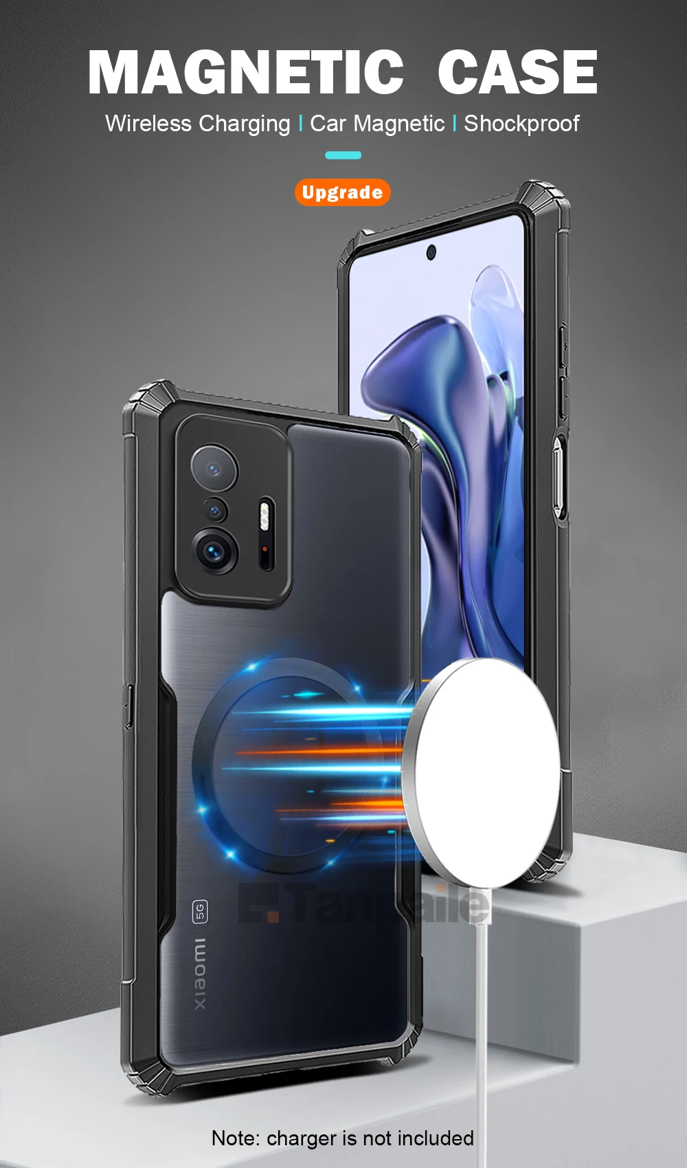 Funda Mi 10t Tiene Carga Inalambrica Funda Magnética Ultrafina