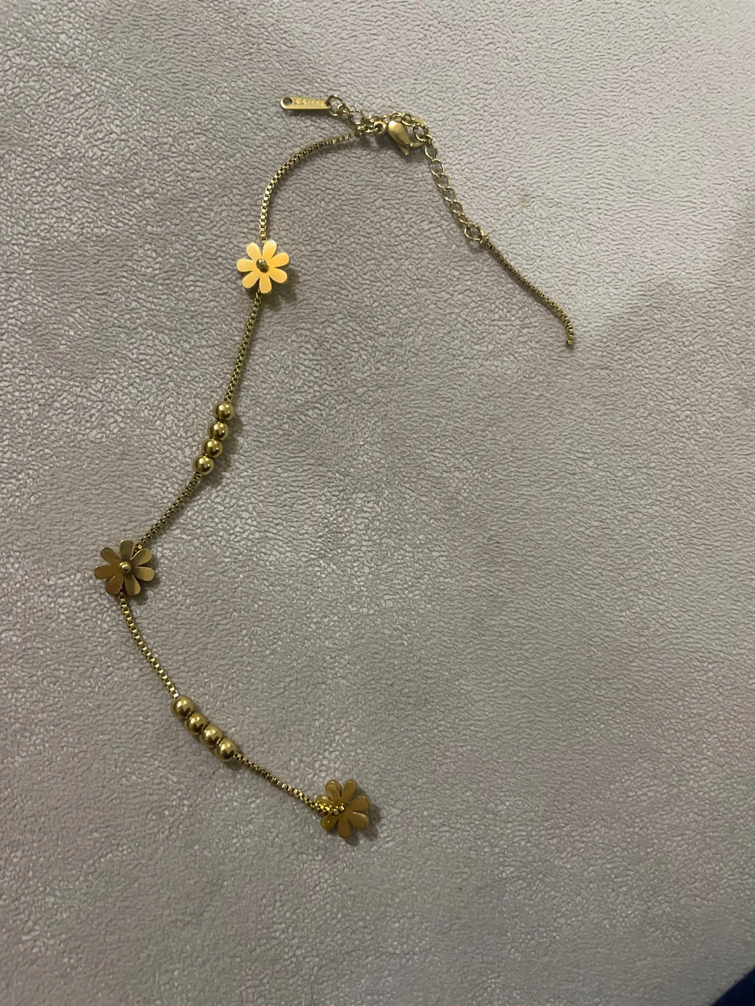 Stainless Steel Daisy Ankle Ornaments photo review